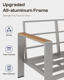 Aluminum Outdoor Patio Furniture Set with Coffee Table