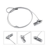 Laptop Theft Deterrent Laptop Combination Security Lock Cable Chain Theft Deterrent 4 Digit Password for Notebook PC Lock Cable