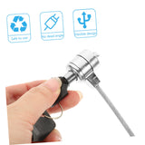 UKCOCO 10 Sets Laptop Lock Notebook Lock Cable Laptop Lock Hardware Cable Lock Kit Retractable Wire Lock for Tablet Computers Laptops Chain Lock Alloy Multifunction Sewing