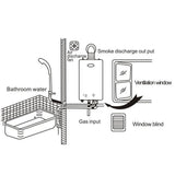 TC-Home Portable 6L Water Heater Tankless LPG 1.6 GPM Propane Gas Outdoor Digital Display Instant Hot Water Heater