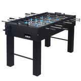 IKAYVOTO 54 Inch Full Size Regulation Foosball Table | Competition Sized Arcade Soccer Game Table for Home, Office or Game Room - Includes 4 Balls, 2 Cup Holders