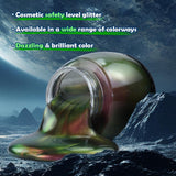 WATERELF Easter Eggs Galaxy Slime for Kids, Easter Basket Stuffers Fidget Sensory Artistic Therapy Slime Toys for Boys Girls Adults, Stress Relief Non-Sticky - 420ml 18oz one Can - Mercury-Green