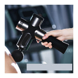 TECJHJZ Massage Gun, Muscle Massage Gun for Deep Tissue Body Relaxation Handheld Fascia Gun for Back Neck Leg Pain Relief Quiet Vibration for Fitness Recovery Gift