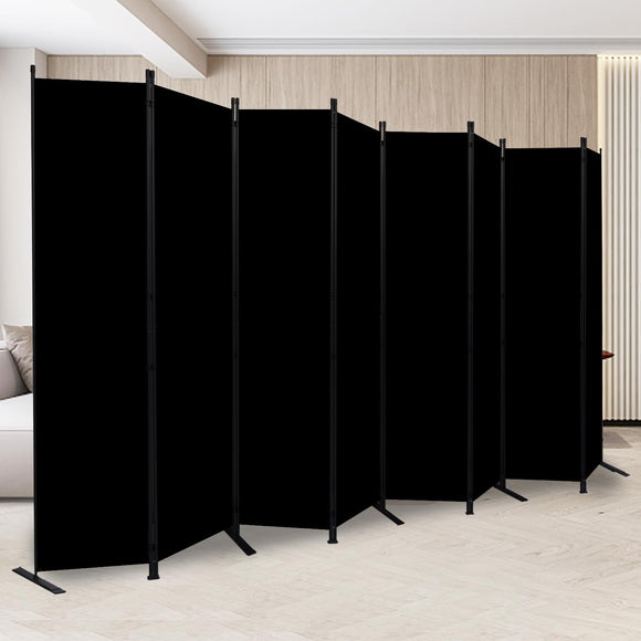 Room Divider and Folding Privacy Screens 8 Panel, 14.67 Ft Wide Partit ...