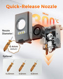 AD5X Multi-Color 3D Printer 4 Colors with IFS, Fully Auto Leveling FDM 3D Printer with Max 600mm