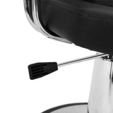Winado Heavy Duty Reclining Barber Chair for Barber Shop, Styling Salon Chair with Headrest and Footrest, 360 Degree Swivel, Height Adjustable, Fit Hair Stylist Women Men, Black