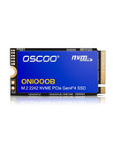 OSCOO 2TB M.2 2242 NVMe SSD PCIe Gen4 x4, Up to 4800MB/s, 3D NAND Internal SSD with Graphene Cooling, for Laptop, Ultrabook, Lenovo ThinkPad, Dell Latitude, Intel NUC, Mini PC,Embedded Systems