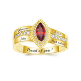 Oseew 2027 Class Ring for Men Women High School Graduation