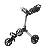 Bag Boy Nitron 3 Wheel Golf Push Cart, Easy 1 Step Open and Fold, Scorecard Console, Beverage Holder Bag Boy