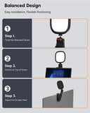 LitONES Ring Light for Laptop, Monitor, Desk, Eye-Caring Diffused LED Light
