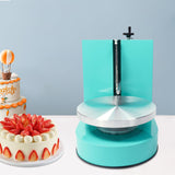 JLYNOWPT Cake Cream Spreading Machine, 200W Cake Decorating Machine with 60-80 RPM Adjust Cream Spreading Automatic Frosting Turntable with LCD Screen Touch Keys for 4-12 Inch Cakes