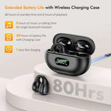 NUPLEA AI Translation Earbuds Real Time 198 Languages Translator Ear Buds Audifonos Traductores Inglés Español Wireless Clip On Earbuds Bluetooth Headphones for Travel Business Meeting Learning Black1