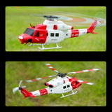 MechPuConToy GPS RC Helicopters for Adults, E2 UH-1Y 1/35 Scale 2.4G 6CH Remote Control Simulation 3D Stunt Helicopter Model with Lidar Positioning, Military RC Aircraft Outdoor
