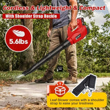 denqir Leaf Blower Cordless for Milwaukee M18 Battery Powered(No Battery) with 6 Speed Modes, 500CFM/150MPH Brushless Handheld Electric Leaf Blower
