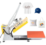 15"x15" Heat Press Machine, Semi-Auto, Adjustable Pressure