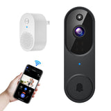 Wireless Wi-Fi Video Doorbell Camera with Two Way Audio, AI Motion Detection, Night Vision and Cloud Storage Orbitell