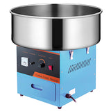 Commercial Cotton Candy Machine Electric Cotton Candy Floss Maker - 110V for the Perfect Party Favor for Birthdays, School function, or Social Events.（Blue） (Without wheels, Blue)