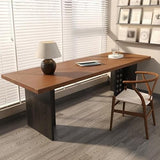SABALON Office Desk Modern Large Solid Wood Boss Desk Office President Computer Desk