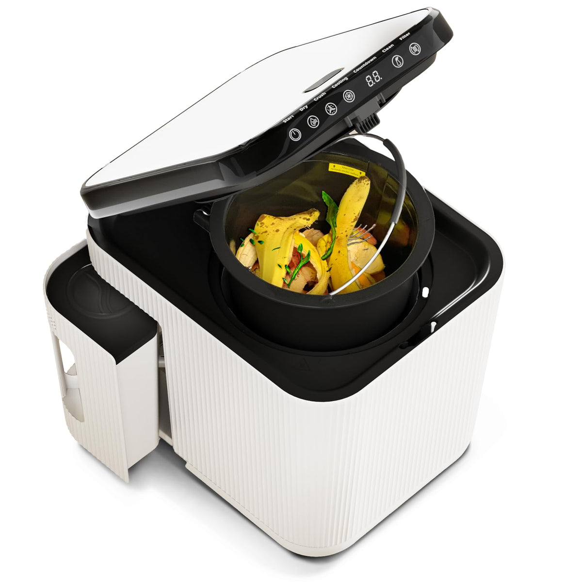 Home Zone Living Electric Composter for Kitchen, Helps Turn Food Waste ...
