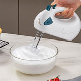 Egg Beater Hand Mixer Electric, Kitchen Mixer Electric Home Baking High Power Handheld Automatic Egg Beater for Blending Cooking Baking Whisk