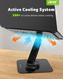 acer Laptop Stand for Desk - with 360 Swivel Base, Rotating Laptop Riser for Desk, Adjustable Computer Stand for Laptops