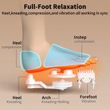 CARESKY® Foot Massager Machine with Heat, Vibration, Rolling Compression, Shiatsu Foot Massager for Plantar Fasciitis, Remote Control - for Women & Men, Relax for Home Office Use