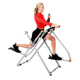 Gazelle Glider Elliptical Hybrid Exercise Machine for Home Gym, Pacer or Sprinter Model - Low-Impact Cardio & Strength Training, Total Body Workout, Foldable Steel Frame, Fitness Tracker Computer
