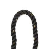 Amazon Basics Battle Rope for Home Gym Workout, Exercise Training Equipment, CrossFit, Strength Training, 1.5 Inch x 30 Feet, Black