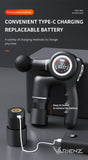 VARIENZ VM PRO Deep Tissue Massage Gun – Percussion Body Massager with Heat & Cold Therapy for Pain Relief, Muscle Recovery, 15 Speeds, 90° Rotation, Quiet Brushless Motor, Extra Battery Included
