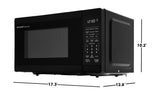 SHARP Compact Countertop Microwave Oven with Removable 10" Carousel Turntable, 700 Watt, 0.7 Cubic Feet, Black