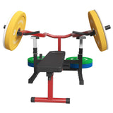 GMWD Chest Press Machine, 1250LBS Bench Press Machine with Independent Converging Arms, Adjustable Flat Incline Bench for Chest, AB Workouts, Shoulder Home Gym Equipment, Red, V1 GMWD