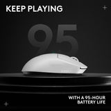Logitech G PRO X Superlight 2 Wireless Gaming Mouse - White