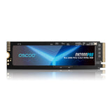 OSCOO 2TB NVMe Gen 5.0 SSD, Up 14,000MB/s,3D TLC NAND, DRAM Cache, Graphene Heatsink, M.2 NVMe PCIe 2280 Gen5x4 SSD for AI Applications, Gaming, PS5, Laptop, PC, Heavy-Duty Workstations