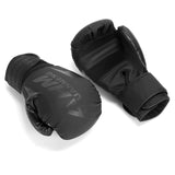 PiscatorZone Boxing Training Gloves Punching Bag Gloves for Women & Adult, Professional Shockproof Gloves for Training Playing Muay Thai, Sparring, Fighting Kickboxing (Black, 10OZ) PiscatorZone