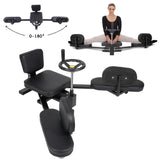 YUNLAIGOTOP Leg Stretcher, 220lbs Leg Stretcher Machine, Stretch Machine 200 Degrees Heavy Duty Split Machine for Flexibility, Hip Stretcher for Home Yoga Gym Fitness - Black YUNLAIGOTOP
