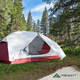 Forceatt Tent 3 Person Camping Tent, Waterproof and Windproof 3-4 Seasons Ultralight Backpack Tent, can be Installed Immediately, Suitable for Hiking, Camping, Outdoor…