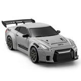 ACAMMZAR RC Drift Car, 1:24 Remote Control Car for Kids, 20KM/H 4WD High Speed RC Cars with LED Lights, Two Batteries, Extra Drifting Tires, Vehicle for Adults Boys Girls