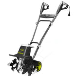 Sun Joe Electric Garden Tiller and Cultivator, Steel Tines, 13.5 Amp, 16 Inch, Black - Heavy Duty Gardening Machine