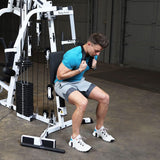 Body-Solid Multi-Station, Single Weight Stack Home Gym Machine, Arm & Leg Strength Training Functional Exercise Workout Station, 210lbs. Black Weight Stack Body-Solid