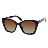 SOJOS Classic Thick Rectangle Polarized Sunglasses for Women Men Trendy 90s Square Frame Shades SJ2634,(Red/Red Grading Lens/MC)