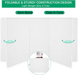 Extra Large Bulletin Board 96" x 48", Felt Pin Board, Warm White