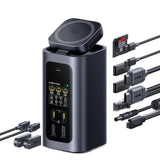 BGGJJ 15-in-1 Docking Station 160W USB C Hub with Qi2.2 25W Wireless 2 HDMI 4K@120Hz 60Hz Compatible with Laptop