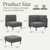 LayinSun 7 Pieces Patio Furniture Set
