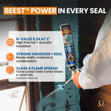 BEEST FullStop Fire-Rated Spray Foam Insulation for Walls & Attics