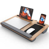 VUMBRX Lap Desk with Cushion, Fits Up to 17in Laptop Tray Wrist Rest Mouse