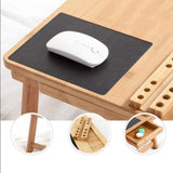 Laptop Stand, Natural Flower Lap Tray Foldable Breakfast Serving Bed Tray Lap Desk