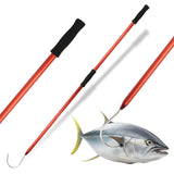 Fishing Gaff Hook Fish Hooked Gig Harpoon Gigging Spear Harpoons Pole with Stainless and Aluminum Hook Yorikyas