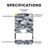 Laptop Skin Compatible with Alienware 16 Area-51 (2025) - Gray Camouflage - Premium 3M Vinyl Protective Wrap Decal Cover - Easy to Apply | Crafted in The USA by MightySkins