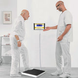 Medical Floor Scale, Digital Physician Scale with BMI, 550 lb/250 kg Capacity, Low-Profile Heavy Duty Bariatric Scale with Anti-Slip Rubber Mat (DR550B)