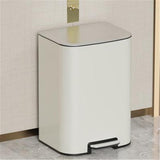 ghtiERTs Kitchen Foot Operated Trash can with lid and Inner bin College